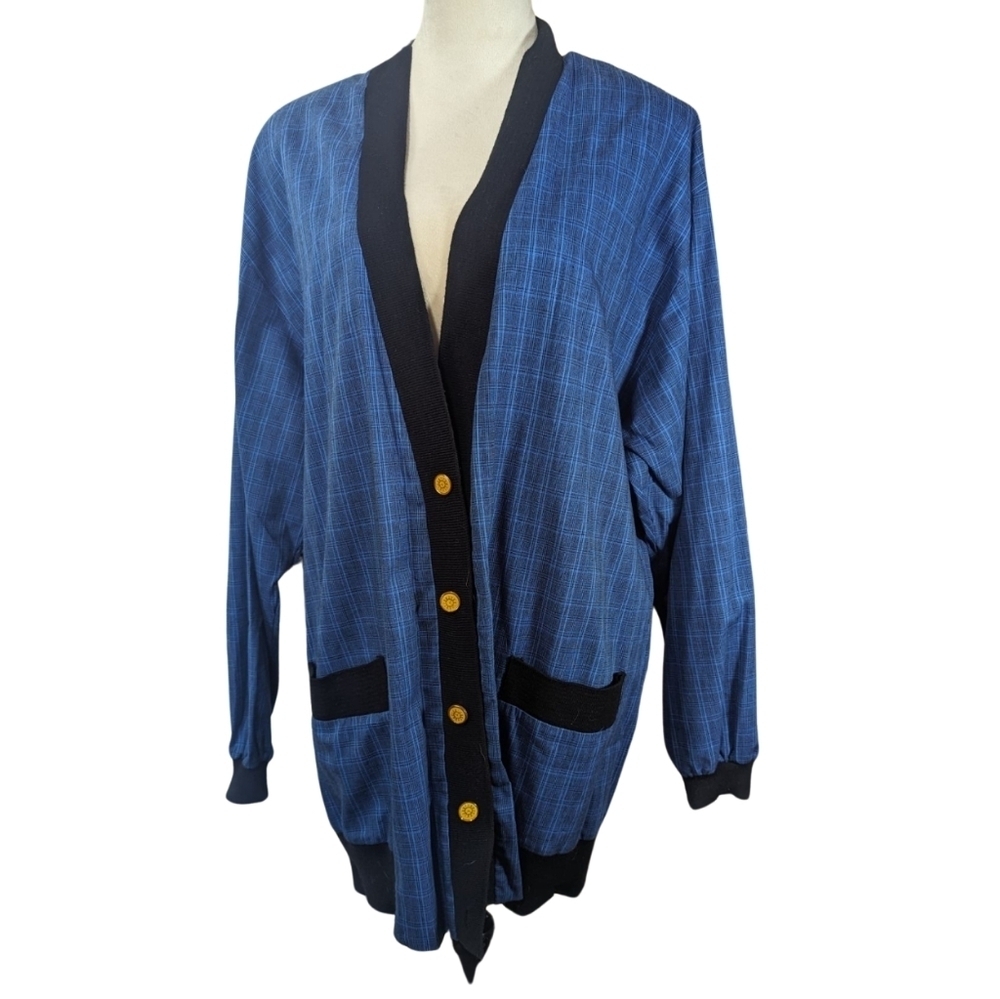 Koret Blue and Black Women's Cardigan